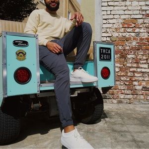 NWT Mugsy Graphite Summer Weight Gray Jogger Pants Size Large